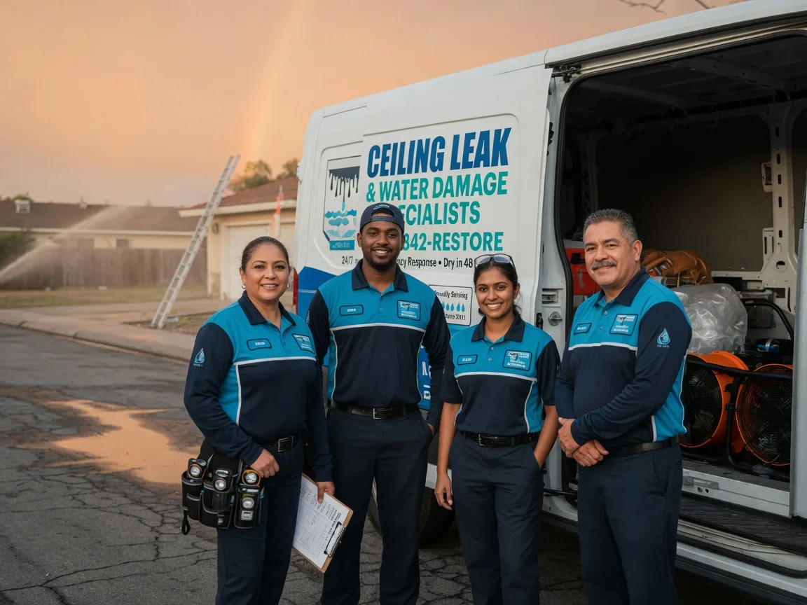 Ceiling Leak Cleanup company in Rising Star, TX
